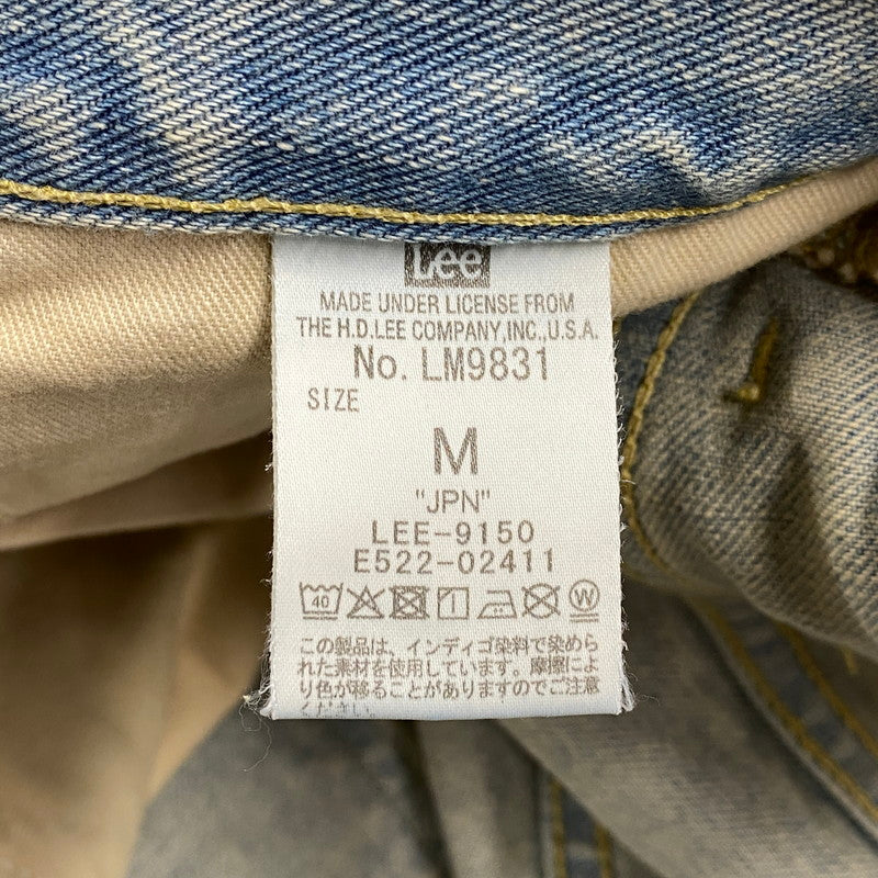 【中古品】【メンズ】 Lee リー RIDER WIDE SHORTS LM9831 ライダー ワイド ショーツ ショートパンツ 158-260814-as-03-izu サイズ：M カラー：ライトインディゴ 万代Net店