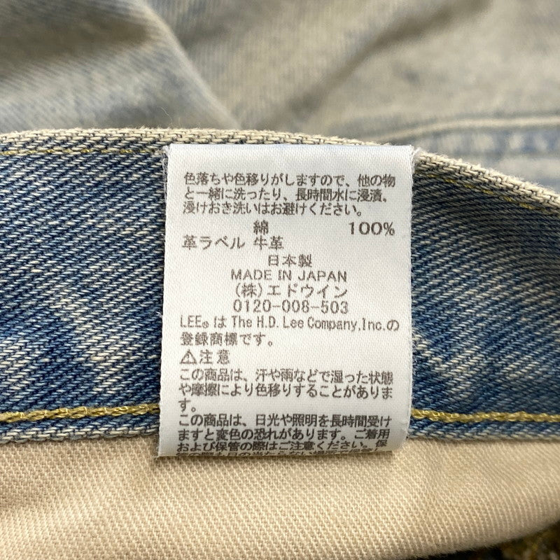 【中古品】【メンズ】 Lee リー RIDER WIDE SHORTS LM9831 ライダー ワイド ショーツ ショートパンツ 158-260814-as-03-izu サイズ：M カラー：ライトインディゴ 万代Net店