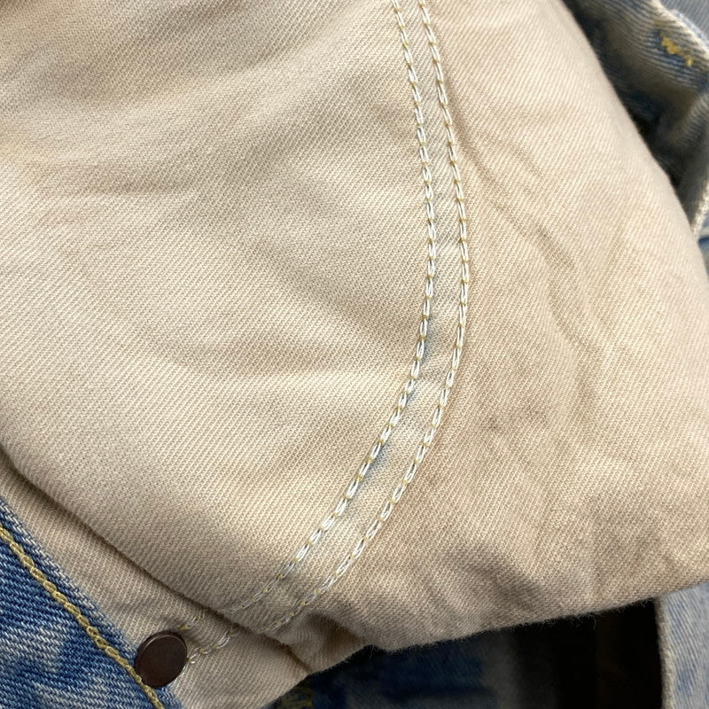 【中古品】【メンズ】 Lee リー RIDER WIDE SHORTS LM9831 ライダー ワイド ショーツ ショートパンツ 158-260814-as-03-izu サイズ：M カラー：ライトインディゴ 万代Net店