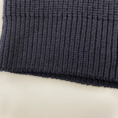 【中古品】【メンズ】 DRIS VAN NOTTEN ドリスヴァンノッテン 242-021232-9706-509 24AW MONTY 9706 M.K.SWEATER セーター 141-260805-yn-04-izu サイズ：M カラー：ネイビー 万代Net店