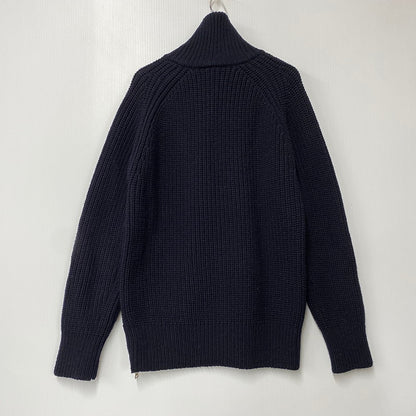 【中古品】【メンズ】 DRIS VAN NOTTEN ドリスヴァンノッテン 242-021232-9706-509 24AW MONTY 9706 M.K.SWEATER セーター 141-260805-yn-04-izu サイズ：M カラー：ネイビー 万代Net店