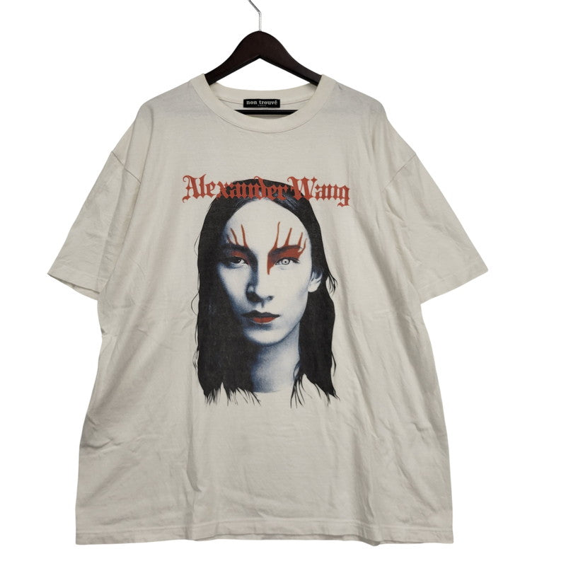 【中古品】【メンズ】 NON TROUVE ノン トルヴェ ALEXANDER WANG GRAPHIC SS TEE アレキサンダー ワン グラフィック ショートスリーブ Tシャツ 半袖　トップス 141-260812-yn-01-izu サイズ：不明 カラー：ホワイト 万代Net店