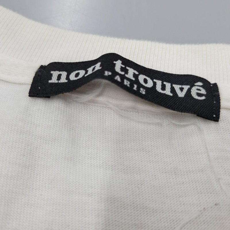 【中古品】【メンズ】 NON TROUVE ノン トルヴェ ALEXANDER WANG GRAPHIC SS TEE アレキサンダー ワン グラフィック ショートスリーブ Tシャツ 半袖　トップス 141-260812-yn-01-izu サイズ：不明 カラー：ホワイト 万代Net店