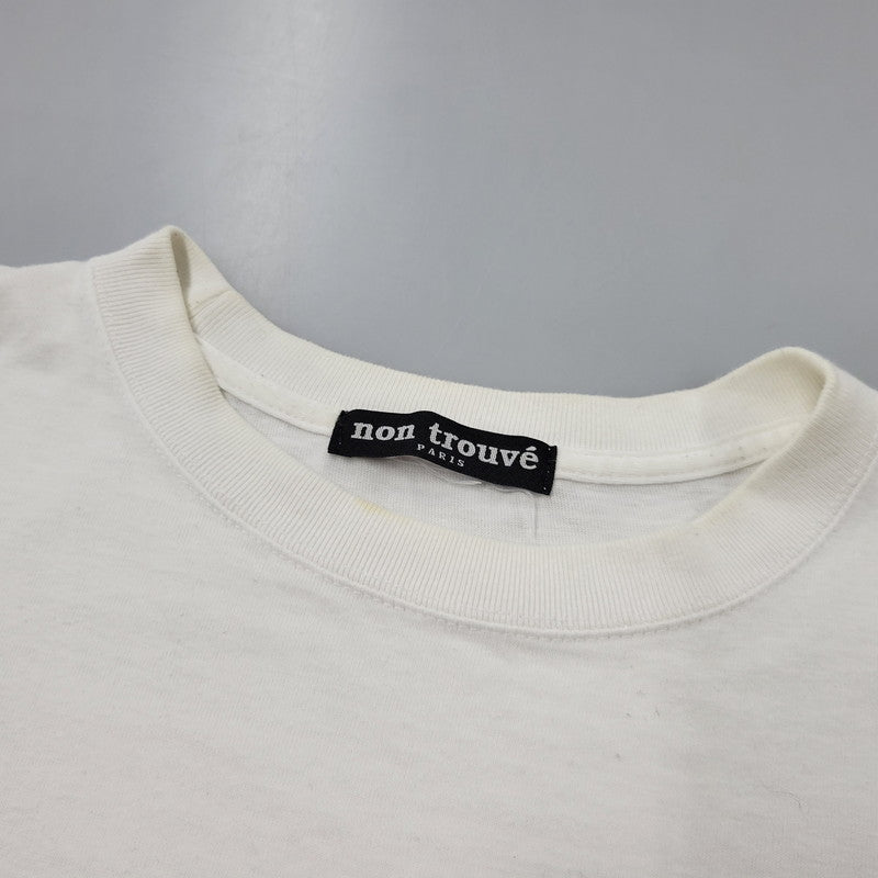 【中古品】【メンズ】 NON TROUVE ノン トルヴェ ALEXANDER WANG GRAPHIC SS TEE アレキサンダー ワン グラフィック ショートスリーブ Tシャツ 半袖　トップス 141-260812-yn-01-izu サイズ：不明 カラー：ホワイト 万代Net店