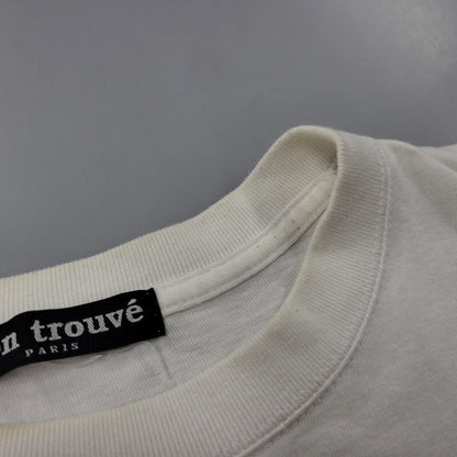 【中古品】【メンズ】 NON TROUVE ノン トルヴェ ALEXANDER WANG GRAPHIC SS TEE アレキサンダー ワン グラフィック ショートスリーブ Tシャツ 半袖　トップス 141-260812-yn-01-izu サイズ：不明 カラー：ホワイト 万代Net店