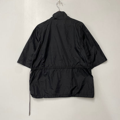 【中古品】【メンズ】 HELIOT EMIL エリオット エミル HALF ZIP NYLON SS PULLOVER ハーフジップ ナイロン ショートスリーブ プルオーバー 141-260805-yn-02-izu サイズ：XL カラー：ブラック 万代Net店