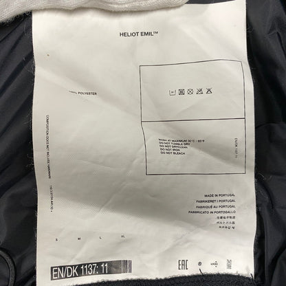 【中古品】【メンズ】 HELIOT EMIL エリオット エミル HALF ZIP NYLON SS PULLOVER ハーフジップ ナイロン ショートスリーブ プルオーバー 141-260805-yn-02-izu サイズ：XL カラー：ブラック 万代Net店