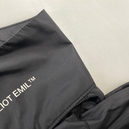 【中古品】【メンズ】 HELIOT EMIL エリオット エミル HALF ZIP NYLON SS PULLOVER ハーフジップ ナイロン ショートスリーブ プルオーバー 141-260805-yn-02-izu サイズ：XL カラー：ブラック 万代Net店