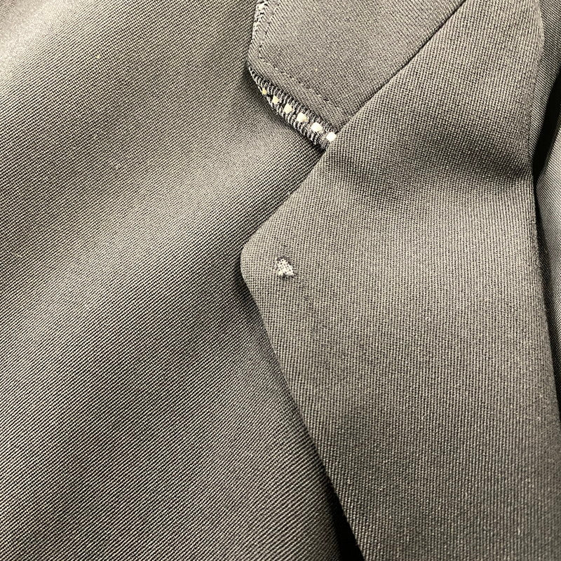 【現状渡し品】【メンズ】 YOHJI YAMAMOTO ヨウジヤマモト Y'S FOR MEN MQ-J25-180 03SS STITCH WOOL TAILORED JACKET ステッチ ウール テーラード ジャケット 140-260805-yn-01-izu サイズ：2 カラー：ブラック 万代Net店