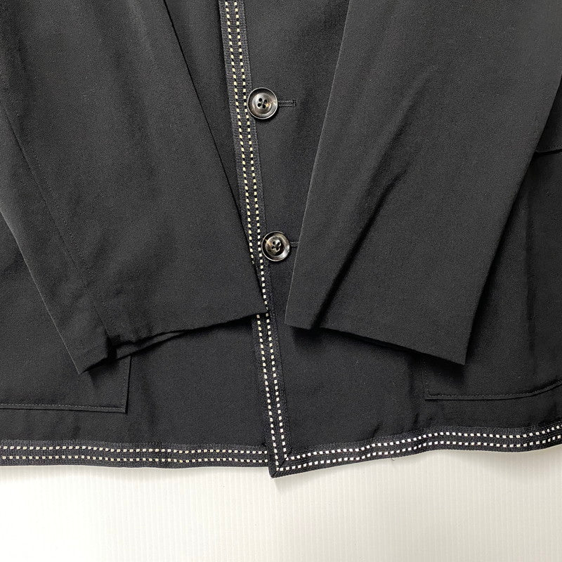 【現状渡し品】【メンズ】 YOHJI YAMAMOTO ヨウジヤマモト Y'S FOR MEN MQ-J25-180 03SS STITCH WOOL TAILORED JACKET ステッチ ウール テーラード ジャケット 140-260805-yn-01-izu サイズ：2 カラー：ブラック 万代Net店