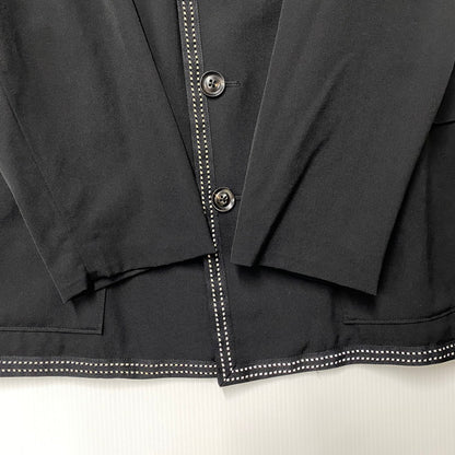 【現状渡し品】【メンズ】 YOHJI YAMAMOTO ヨウジヤマモト Y'S FOR MEN MQ-J25-180 03SS STITCH WOOL TAILORED JACKET ステッチ ウール テーラード ジャケット 140-260805-yn-01-izu サイズ：2 カラー：ブラック 万代Net店