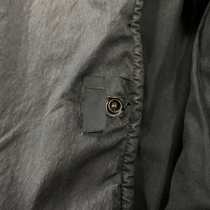 【現状渡し品】【メンズ】 STONE ISLAND ストーンアイランド 03AW COTTON NYLON BOMBER JACKET コットン ナイロン ボンバー ジャケット アウター 141-260805-yn-06-izu サイズ：XL カラー：ブラック 万代Net店