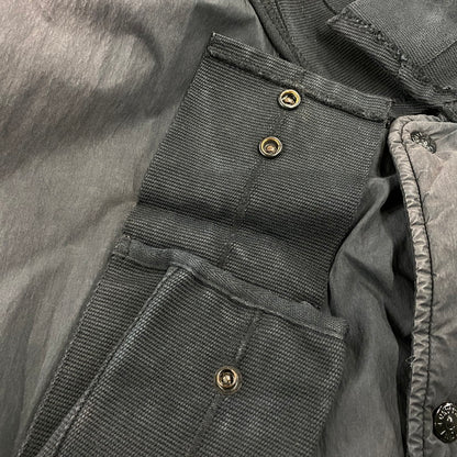 【現状渡し品】【メンズ】 STONE ISLAND ストーンアイランド 03AW COTTON NYLON BOMBER JACKET コットン ナイロン ボンバー ジャケット アウター 141-260805-yn-06-izu サイズ：XL カラー：ブラック 万代Net店