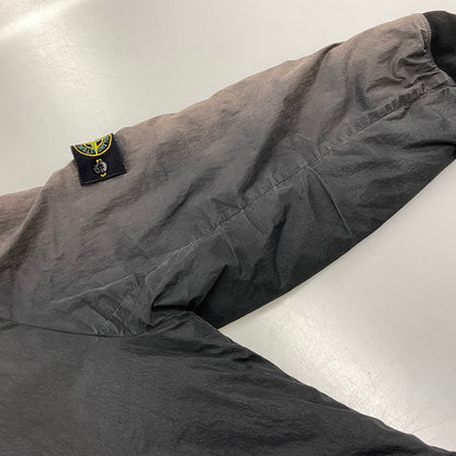 【現状渡し品】【メンズ】 STONE ISLAND ストーンアイランド 03AW COTTON NYLON BOMBER JACKET コットン ナイロン ボンバー ジャケット アウター 141-260805-yn-06-izu サイズ：XL カラー：ブラック 万代Net店