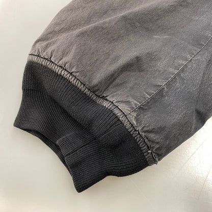 【現状渡し品】【メンズ】 STONE ISLAND ストーンアイランド 03AW COTTON NYLON BOMBER JACKET コットン ナイロン ボンバー ジャケット アウター 141-260805-yn-06-izu サイズ：XL カラー：ブラック 万代Net店