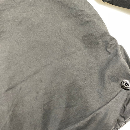 【現状渡し品】【メンズ】 STONE ISLAND ストーンアイランド 03AW COTTON NYLON BOMBER JACKET コットン ナイロン ボンバー ジャケット アウター 141-260805-yn-06-izu サイズ：XL カラー：ブラック 万代Net店