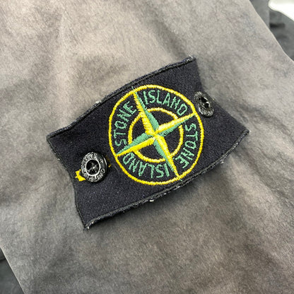 【現状渡し品】【メンズ】 STONE ISLAND ストーンアイランド 03AW COTTON NYLON BOMBER JACKET コットン ナイロン ボンバー ジャケット アウター 141-260805-yn-06-izu サイズ：XL カラー：ブラック 万代Net店