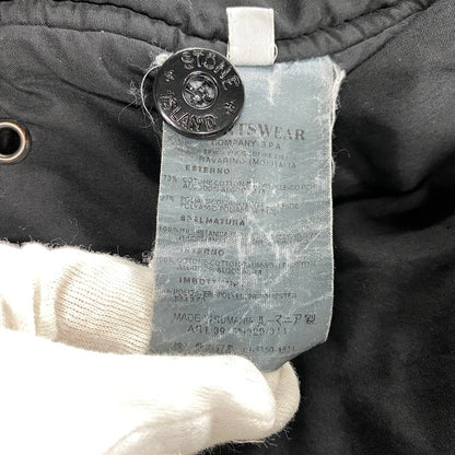 【現状渡し品】【メンズ】 STONE ISLAND ストーンアイランド 03AW COTTON NYLON BOMBER JACKET コットン ナイロン ボンバー ジャケット アウター 141-260805-yn-06-izu サイズ：XL カラー：ブラック 万代Net店