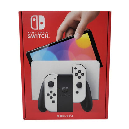 【中古美品】 【未使用】【ゲーム】Nintendo Switch (有機ELモデル) Joy-Con(L)/(R) ホワイト HEG-S-KAAAA(JPN) 任天堂 ニンテンドースイッチ 本体 034-260807-ay-01-izu 万代Net店