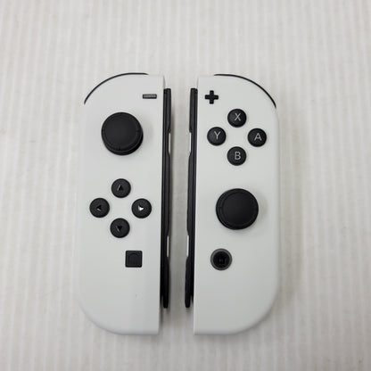 【中古美品】 【未使用】【ゲーム】Nintendo Switch (有機ELモデル) Joy-Con(L)/(R) ホワイト HEG-S-KAAAA(JPN) 任天堂 ニンテンドースイッチ 本体 034-260807-ay-01-izu 万代Net店