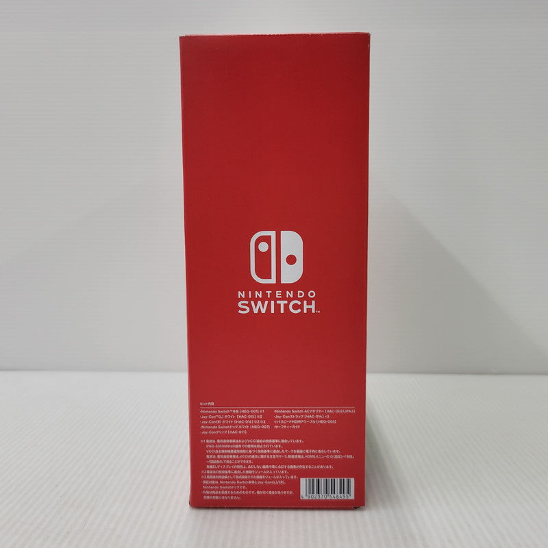 【中古美品】 【未使用】【ゲーム】Nintendo Switch (有機ELモデル) Joy-Con(L)/(R) ホワイト HEG-S-KAAAA(JPN) 任天堂 ニンテンドースイッチ 本体 034-260807-ay-01-izu 万代Net店