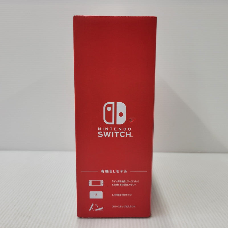 【中古美品】 【未使用】【ゲーム】Nintendo Switch (有機ELモデル) Joy-Con(L)/(R) ホワイト HEG-S-KAAAA(JPN) 任天堂 ニンテンドースイッチ 本体 034-260807-ay-01-izu 万代Net店