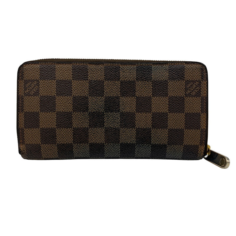 【中古品】【メンズ/レディース】 LOUIS VUITTON ルイ・ヴィトン N60015 CA1088 ダミエ ジッピーウォレット 財布 長財布 179-260805-cs-06-izu カラー：ブラウン 万代Net店