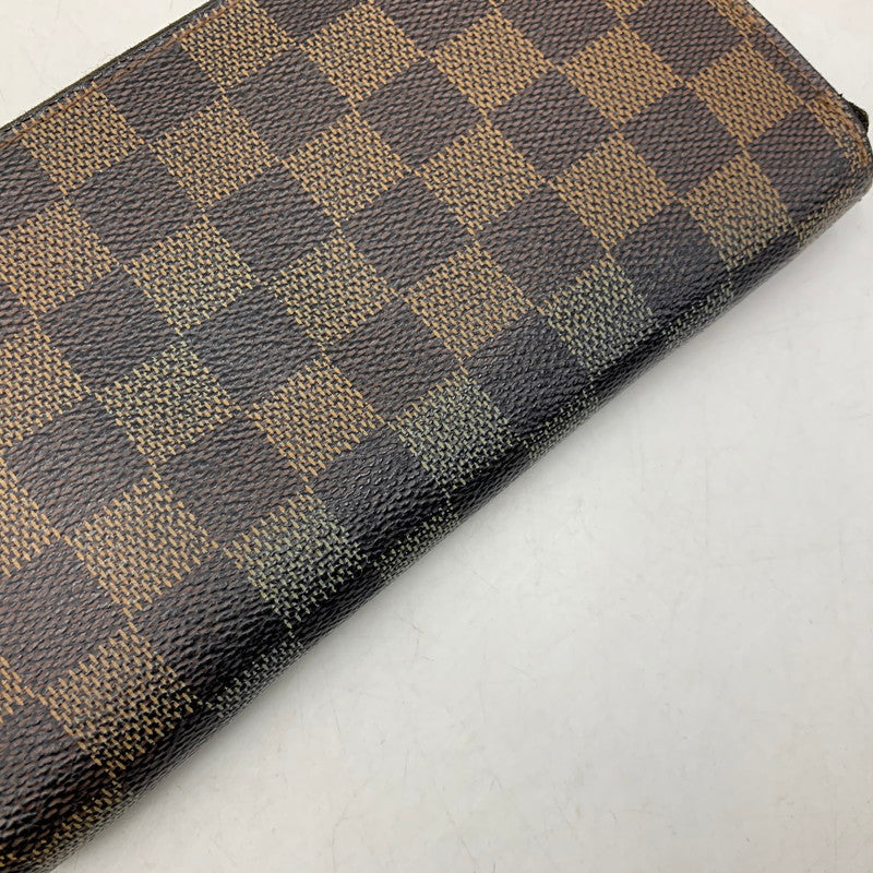 【中古品】【メンズ/レディース】 LOUIS VUITTON ルイ・ヴィトン N60015 CA1088 ダミエ ジッピーウォレット 財布 長財布 179-260805-cs-06-izu カラー：ブラウン 万代Net店