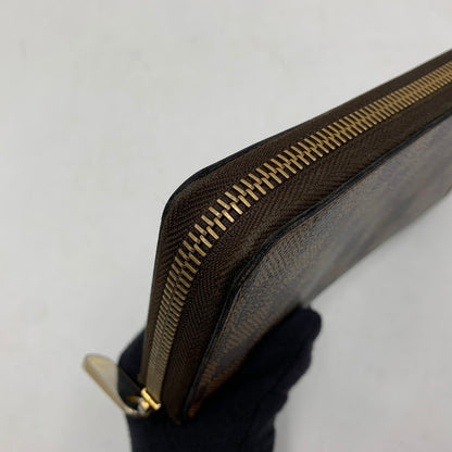 【中古品】【メンズ/レディース】 LOUIS VUITTON ルイ・ヴィトン N60015 CA1088 ダミエ ジッピーウォレット 財布 長財布 179-260805-cs-06-izu カラー：ブラウン 万代Net店