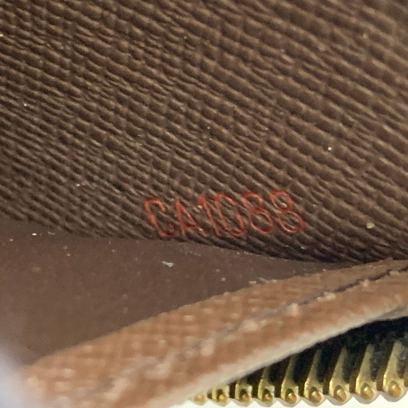 【中古品】【メンズ/レディース】 LOUIS VUITTON ルイ・ヴィトン N60015 CA1088 ダミエ ジッピーウォレット 財布 長財布 179-260805-cs-06-izu カラー：ブラウン 万代Net店