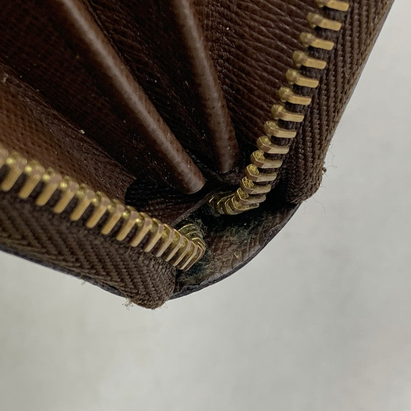 【中古品】【メンズ/レディース】 LOUIS VUITTON ルイ・ヴィトン N60015 CA1088 ダミエ ジッピーウォレット 財布 長財布 179-260805-cs-06-izu カラー：ブラウン 万代Net店