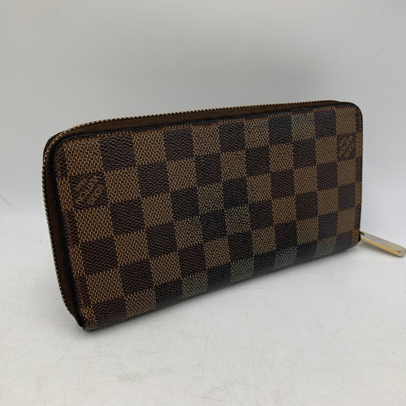 【中古品】【メンズ/レディース】 LOUIS VUITTON ルイ・ヴィトン N60015 CA1088 ダミエ ジッピーウォレット 財布 長財布 179-260805-cs-06-izu カラー：ブラウン 万代Net店