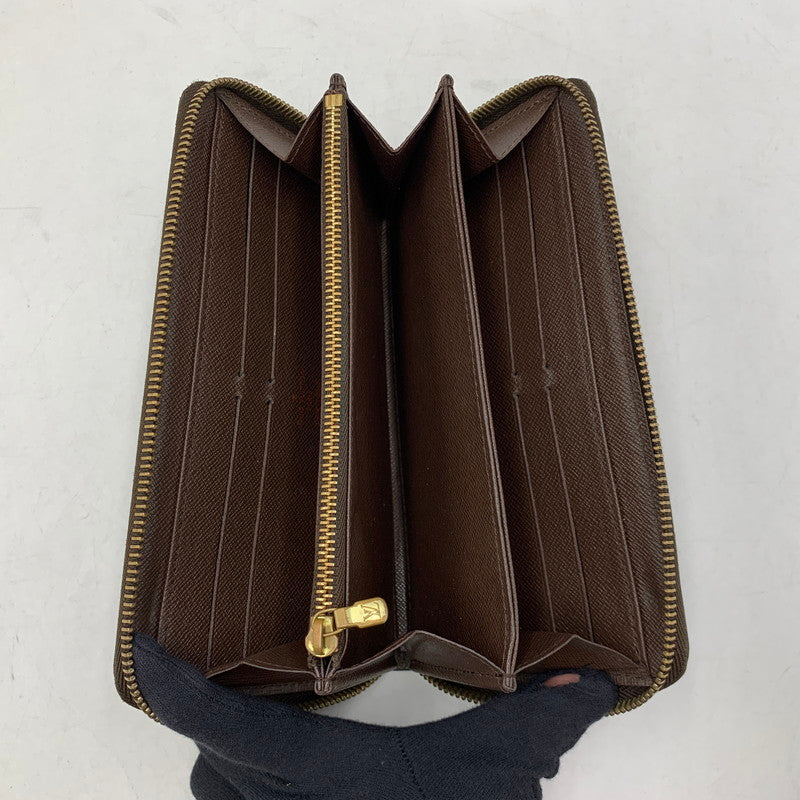 【中古品】【メンズ/レディース】 LOUIS VUITTON ルイ・ヴィトン N60015 CA1088 ダミエ ジッピーウォレット 財布 長財布 179-260805-cs-06-izu カラー：ブラウン 万代Net店