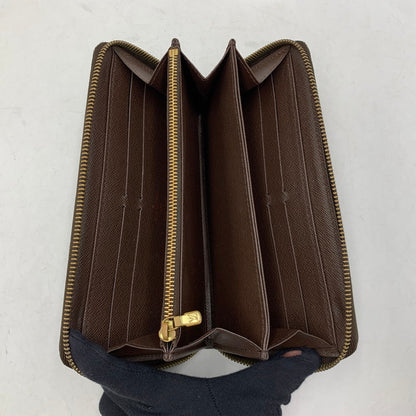 【中古品】【メンズ/レディース】 LOUIS VUITTON ルイ・ヴィトン N60015 CA1088 ダミエ ジッピーウォレット 財布 長財布 179-260805-cs-06-izu カラー：ブラウン 万代Net店