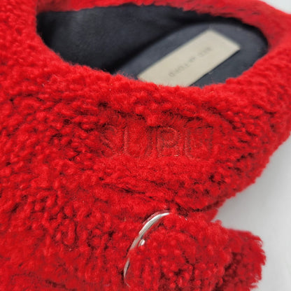 【現状渡し品】【メンズ/レディース】 BED J.W. FORD ベッドフォード × SUBU スブ TEDDY SANDAL サンダル 靴 164-260814-as-18-izu カラー：レッド 万代Net店