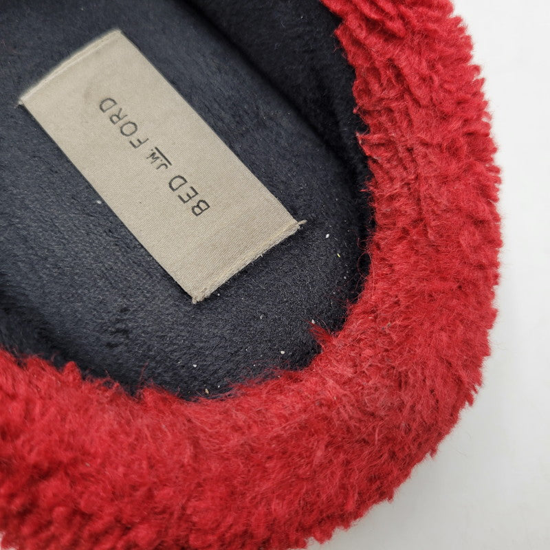 【現状渡し品】【メンズ/レディース】 BED J.W. FORD ベッドフォード × SUBU スブ TEDDY SANDAL サンダル 靴 164-260814-as-18-izu カラー：レッド 万代Net店