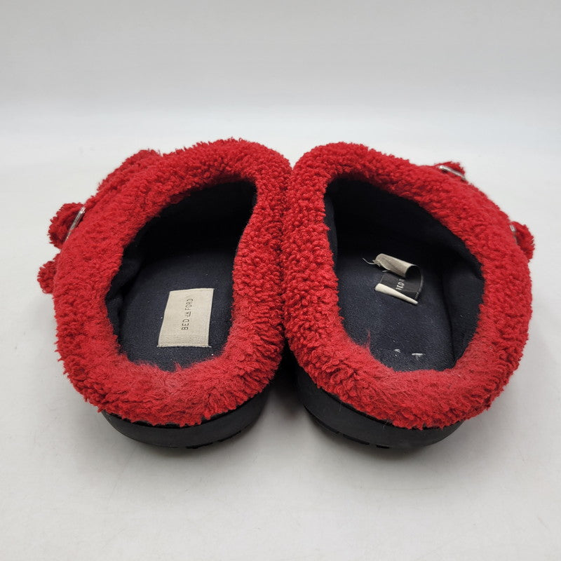 【現状渡し品】【メンズ/レディース】 BED J.W. FORD ベッドフォード × SUBU スブ TEDDY SANDAL サンダル 靴 164-260814-as-18-izu カラー：レッド 万代Net店