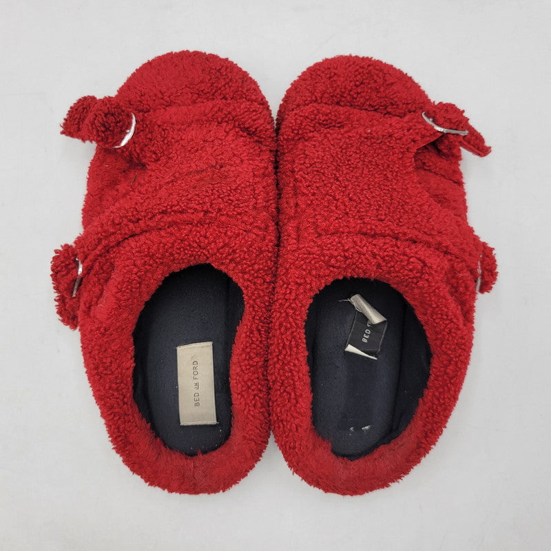 【現状渡し品】【メンズ/レディース】 BED J.W. FORD ベッドフォード × SUBU スブ TEDDY SANDAL サンダル 靴 164-260814-as-18-izu カラー：レッド 万代Net店