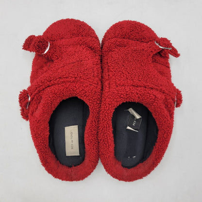 【現状渡し品】【メンズ/レディース】 BED J.W. FORD ベッドフォード × SUBU スブ TEDDY SANDAL サンダル 靴 164-260814-as-18-izu カラー：レッド 万代Net店