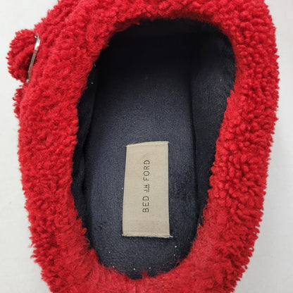 【現状渡し品】【メンズ/レディース】 BED J.W. FORD ベッドフォード × SUBU スブ TEDDY SANDAL サンダル 靴 164-260814-as-18-izu カラー：レッド 万代Net店