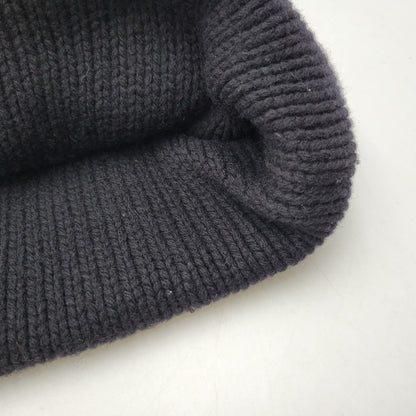 【中古品】【メンズ/レディース】 BED J.W. FORD ベッドフォード × KIJIMA TAKAYUKI キジマタカユキ OVERSIZED KNITTING CAP 24AW-KJ-HT01 オーバーサイズ ニットキャップ ニット帽 帽子 185-260814-as-12-izu サイズ：F カラー：ブラック 万代Net店