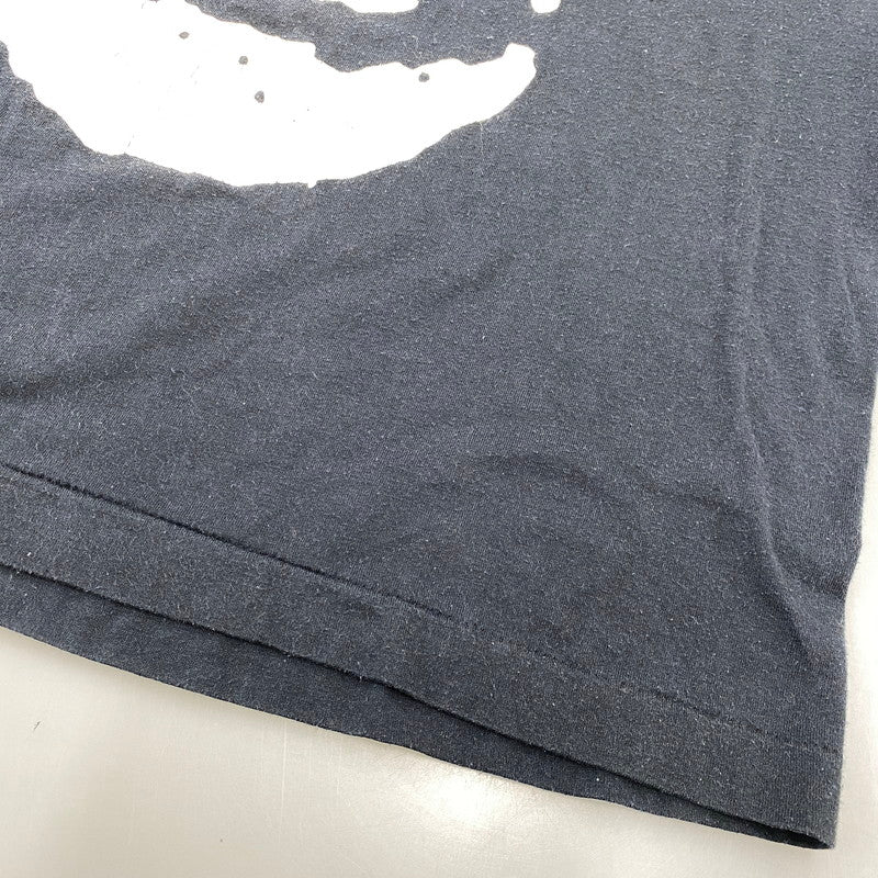 【現状渡し品】【メンズ】 MISFITS ミスフィッツ SCREEN STARS スクリーンスターズ USA製 両シングル 80S SKULL スカル SS TEE ショートスリーブ Tシャツ トップス 半袖 146-260807-ya-04-izu サイズ：Ｌ カラー：ブラック 万代Net店