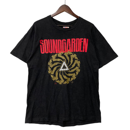 【中古品】【メンズ】 SOUND GARDEN サウンドガーデン HANES ヘインズ USA製 c1991 90S BADMOTORFINGER バッドモーターフィンガー SS TEE ショートスリーブ Tシャツ トップス 半袖 146-260807-ya-03-izu サイズ：L カラー：ブラック 万代Net店