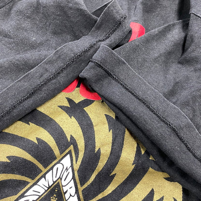 【中古品】【メンズ】 SOUND GARDEN サウンドガーデン HANES ヘインズ USA製 c1991 90S BADMOTORFINGER バッドモーターフィンガー SS TEE ショートスリーブ Tシャツ トップス 半袖 146-260807-ya-03-izu サイズ：L カラー：ブラック 万代Net店