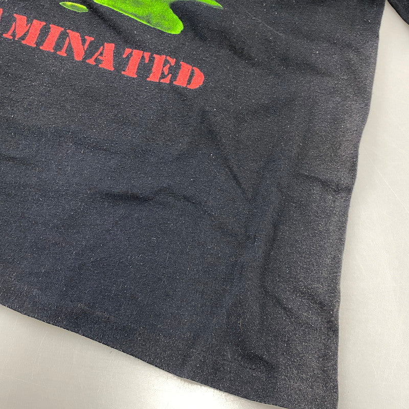 【現状渡し品】【メンズ】 MEGADETH メガデス 両シングル c1989 80S CONTAMINATED コンタミネイテッド SS TEE ショートスリーブ Tシャツ トップス 半袖 146-260807-ya-06-izu サイズ：下記参照 カラー：ブラック 万代Net店