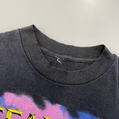 【現状渡し品】【メンズ】 MEGADETH メガデス 両シングル c1989 80S CONTAMINATED コンタミネイテッド SS TEE ショートスリーブ Tシャツ トップス 半袖 146-260807-ya-06-izu サイズ：下記参照 カラー：ブラック 万代Net店