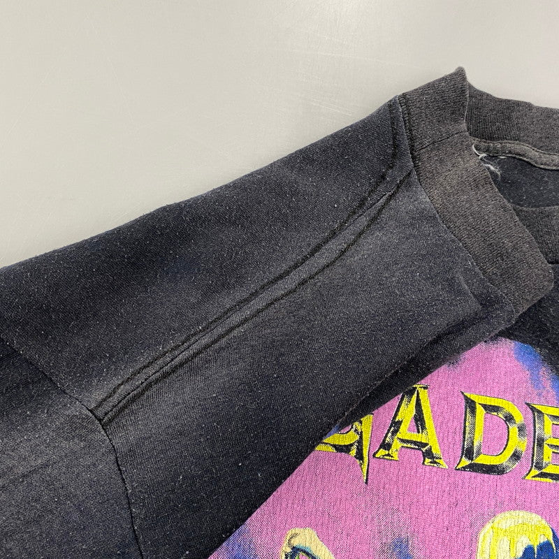 【現状渡し品】【メンズ】 MEGADETH メガデス 両シングル c1989 80S CONTAMINATED コンタミネイテッド SS TEE ショートスリーブ Tシャツ トップス 半袖 146-260807-ya-06-izu サイズ：下記参照 カラー：ブラック 万代Net店