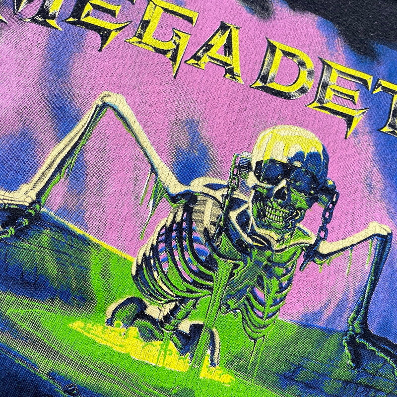 【現状渡し品】【メンズ】 MEGADETH メガデス 両シングル c1989 80S CONTAMINATED コンタミネイテッド SS TEE ショートスリーブ Tシャツ トップス 半袖 146-260807-ya-06-izu サイズ：下記参照 カラー：ブラック 万代Net店