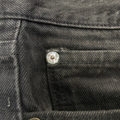 【現状渡し品】【メンズ】 LEVI'S リーバイス 501-0660 刻印532 USA製 1994年製 90S 後染め 501 BLACK DENIM PANTS ブラック デニム パンツ 157-260806-yn-12-izu サイズ：34×30 カラー：ブラック 万代Net店