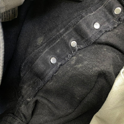 【現状渡し品】【メンズ】 LEVI'S リーバイス 501-0660 刻印532 USA製 1994年製 90S 後染め 501 BLACK DENIM PANTS ブラック デニム パンツ 157-260806-yn-12-izu サイズ：34×30 カラー：ブラック 万代Net店